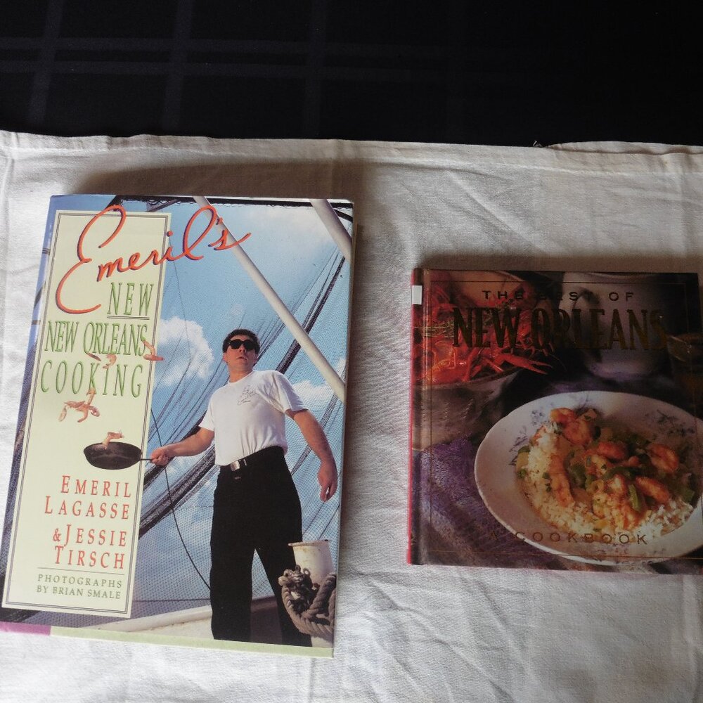 Emeril Lagasse New Orleans Cookbook & The Best of New Orleans (smaller) Cookbook